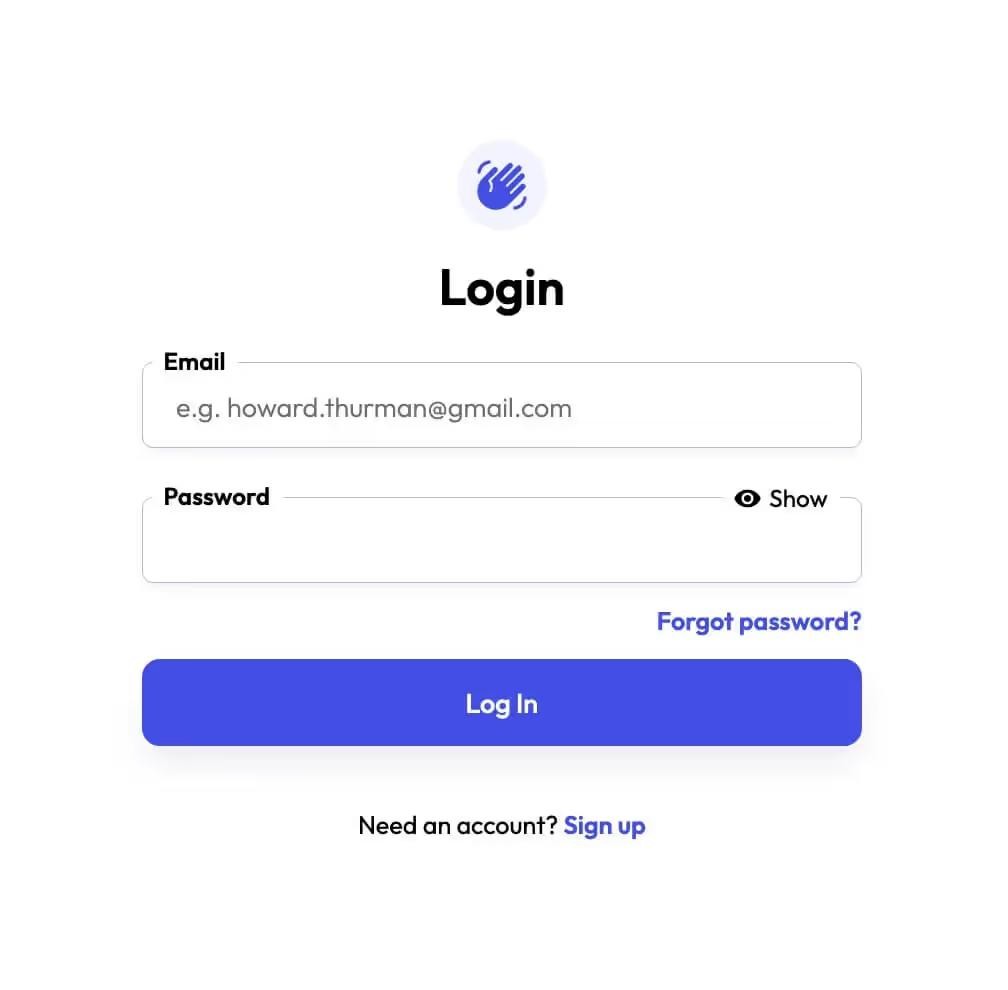 Preview of Login Show Password 11