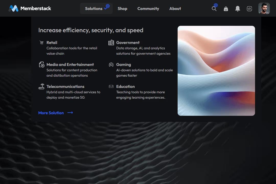 Preview of Navigation Bar Ui