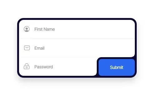 Preview of Rounded Sign Up Form